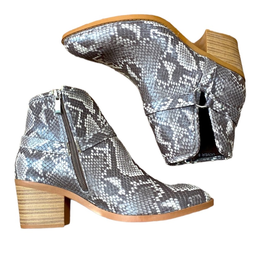 G.C. Shoes Snakeskin Bootie